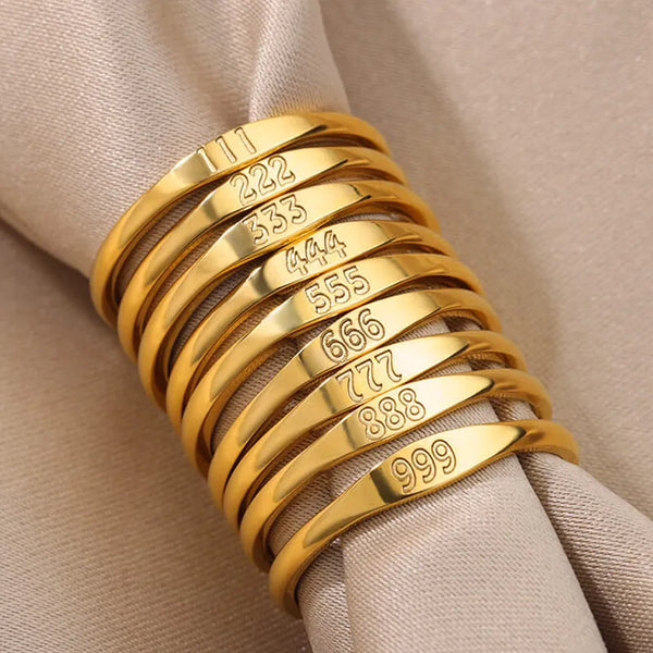Manifestation Angel Number Rings