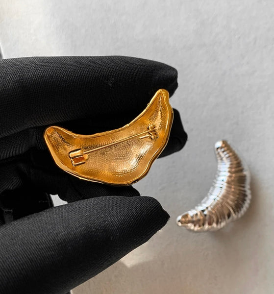 Croissant Brooches