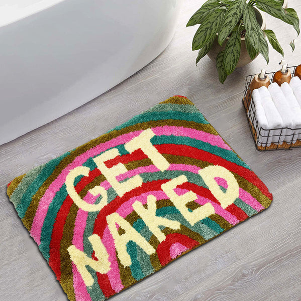 Get Naked Fluffy Bathroom Mat