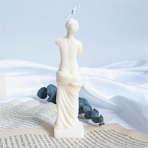 Roman Column Silicone Mold Candle Mold DIY Venus Goddess Aromatherapy Candle Human Body Plaster Mold Ancient Roman Column