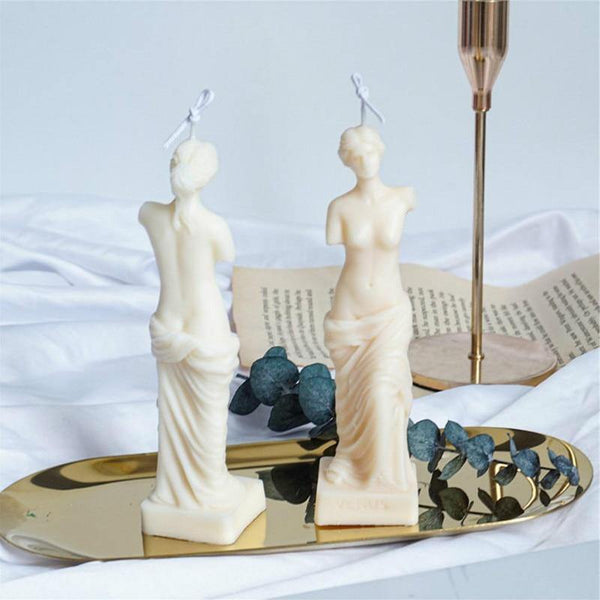 DIY Venus Candle Mold Art Human Female Body Candle Silicone Mold Fragrance Human Shaped Candle Making Wax Plaster Mould Handmade