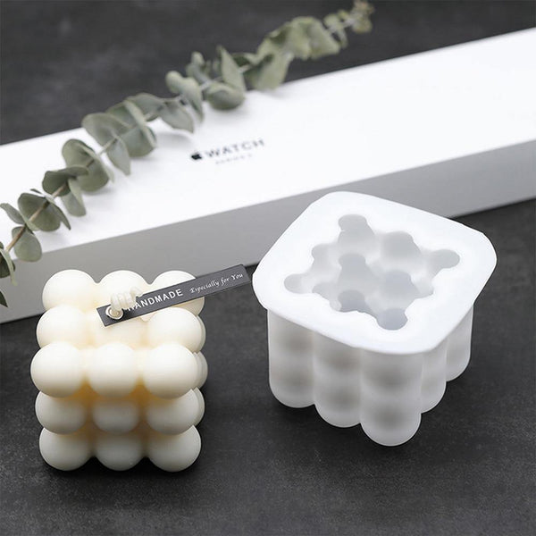 Silicone molds for Crafts 3d Rose Flower Candle Mold DIY Handmade Aromatherapy Candle Molds for plaster Candle holder Soap Form