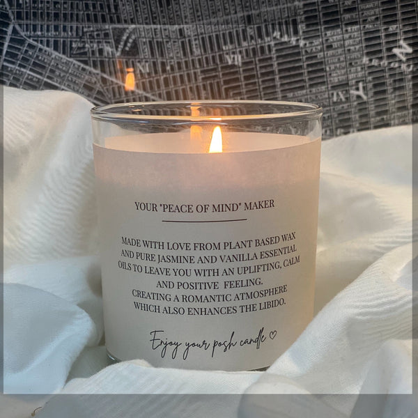 Oh look! My last fcuk is on fire | Vanilla & Jasmine Vegan by Poshein Candles