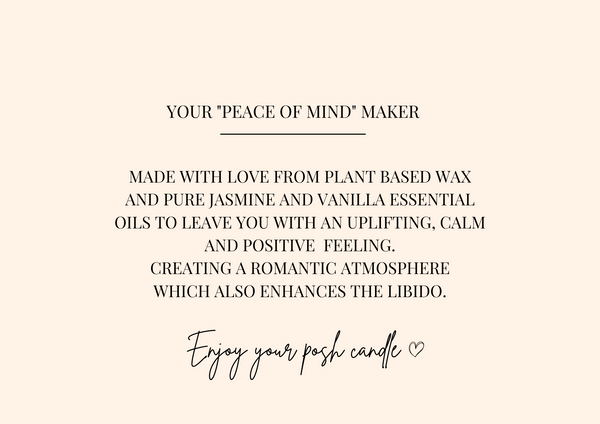 Oh look! My last fcuk is on fire | Vanilla & Jasmine Vegan by Poshein Candles