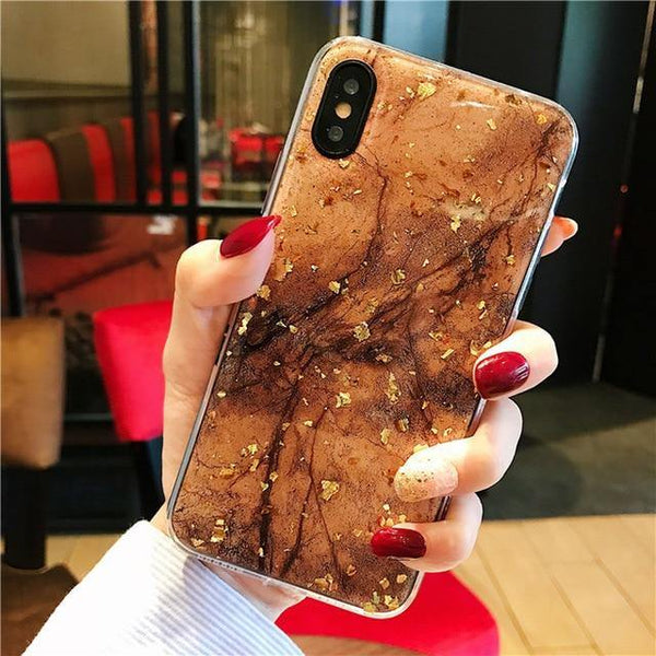 iPhone glittery rubber case multicolour pastel glitters for iPhone fashion for women 2021 - Poshein
