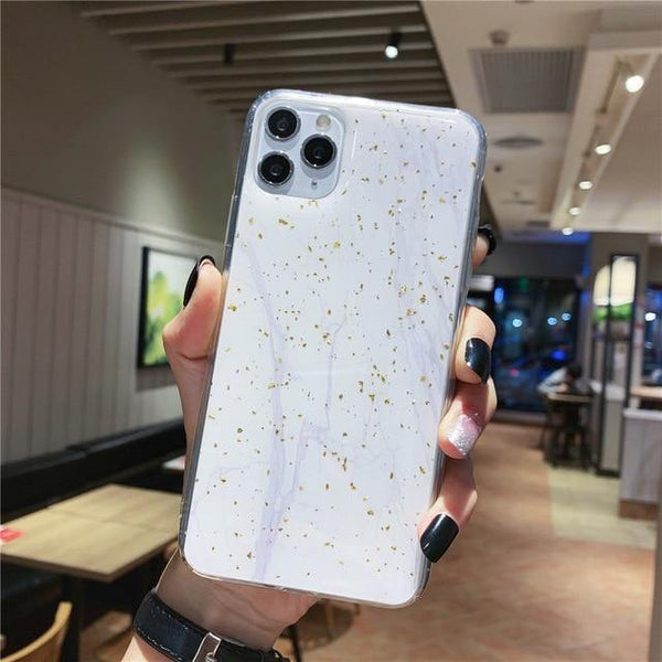 iPhone glittery rubber case multicolour pastel glitters for iPhone fashion for women 2021 - Poshein