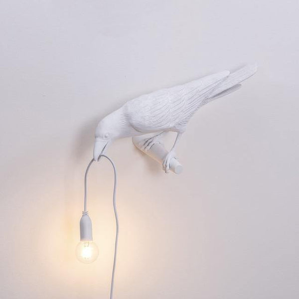 Seletti Bird Table Lamp Italian Modern Resin Crow Desk Light for Bedroom Living Room decoration Led desk Light Fixtures - Poshein