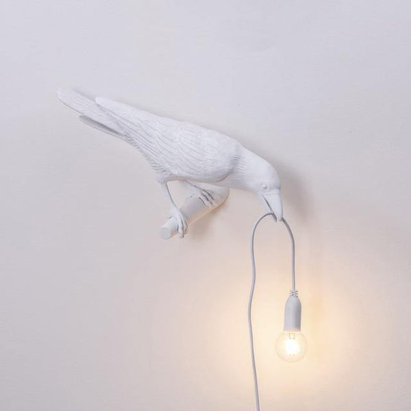 Seletti Bird Table Lamp Italian Modern Resin Crow Desk Light for Bedroom Living Room decoration Led desk Light Fixtures - Poshein