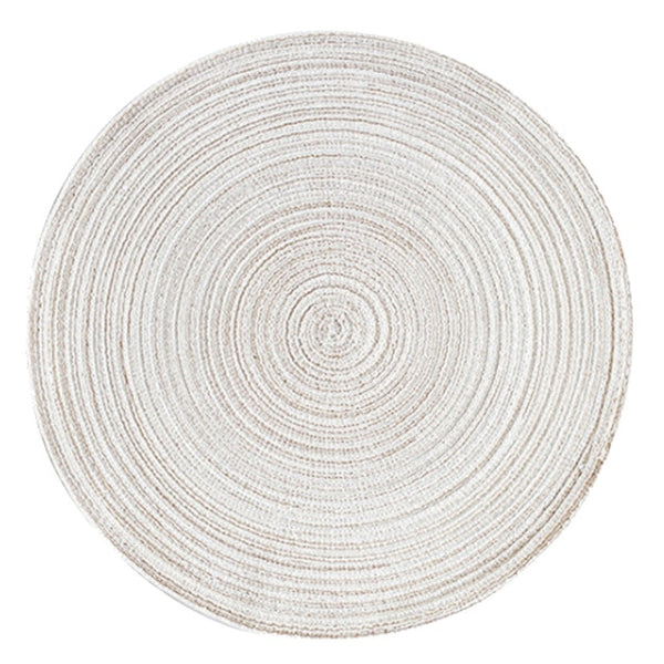Round Kitchen Table Mats Set Coasters Set Insulation Mats Tableware Placemat