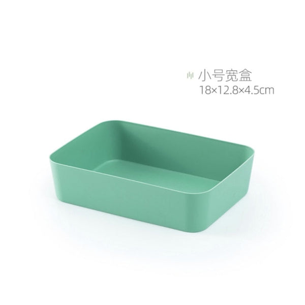 Combinable Storage Box Desktop Cosmetic Storage Tray Makeup Clothes Tableware Holder Plastic Storage Drawers Underwear Organizer