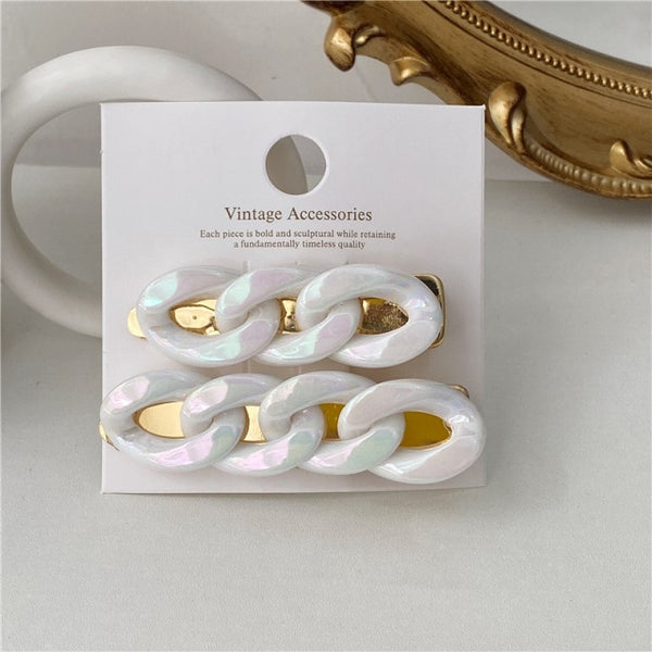 New Acrylic Fahionista Hair Clips