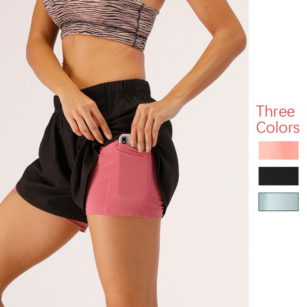 Quick Dry Sports Shorts with Pockets